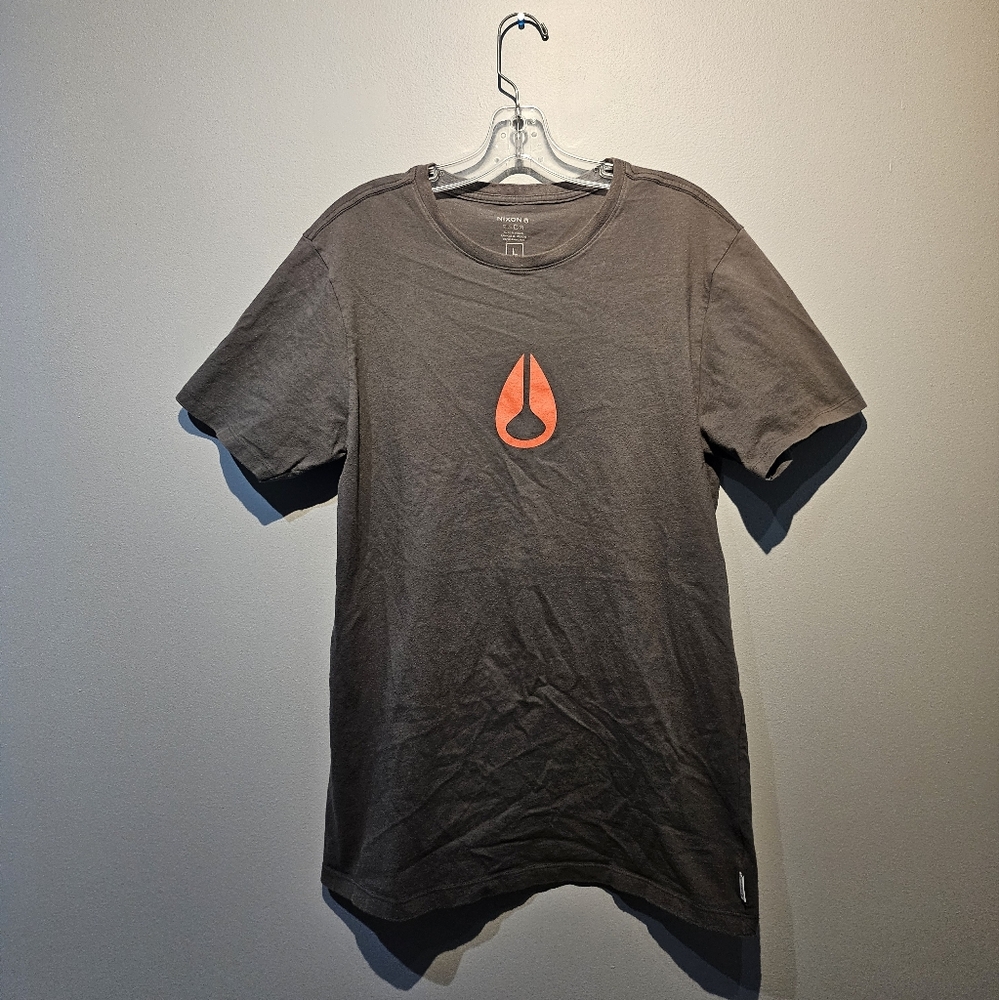 Nixon Black Graphic T-Shirt | Size Large